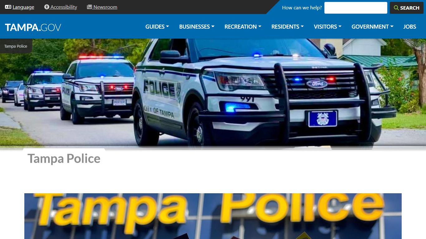 Tampa Police | City of Tampa - Tampa Police Department